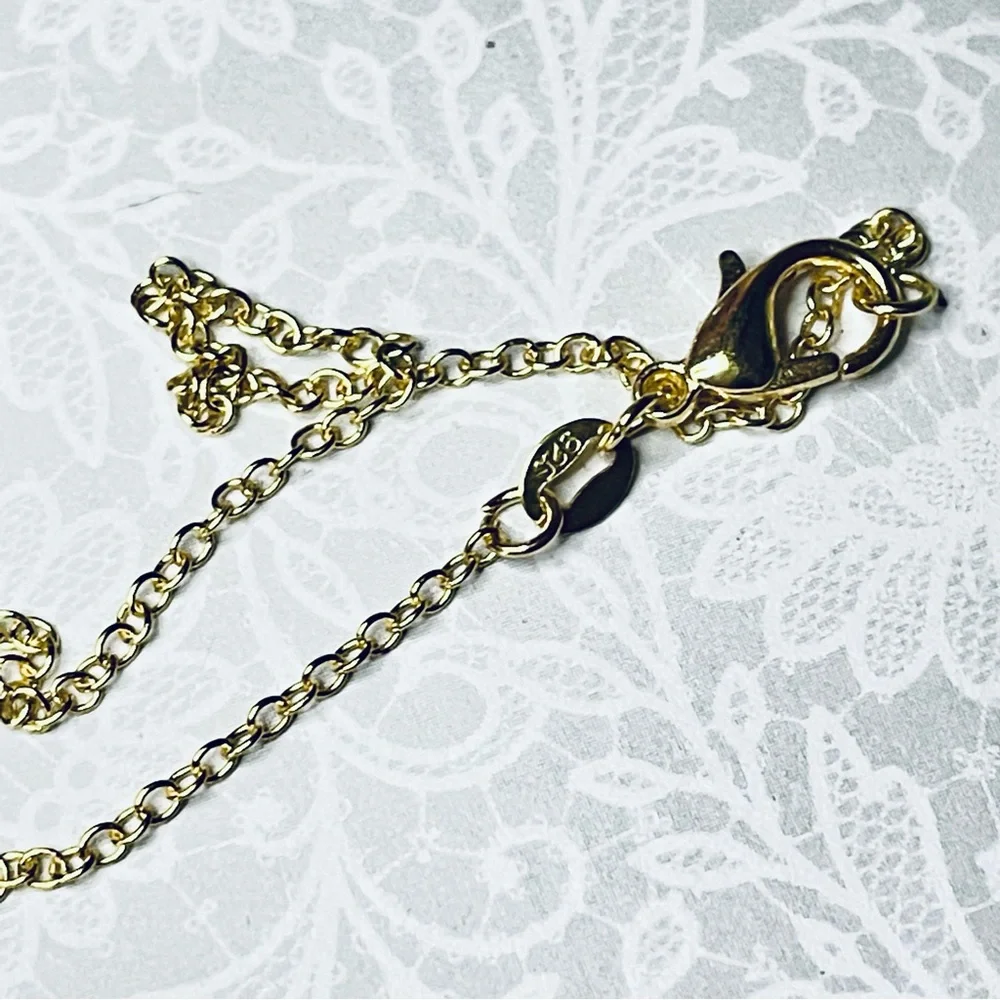 New Artisan 14k Gold Lady Christian Dior Dalmatian Jasper Handbag Necklace - Picture 16 of 17